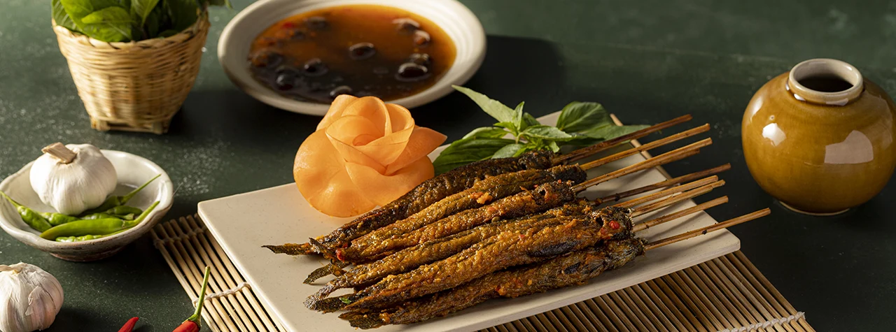 Cá kèo nướng tại nhà hàng Ẩm Thực Miền Tây