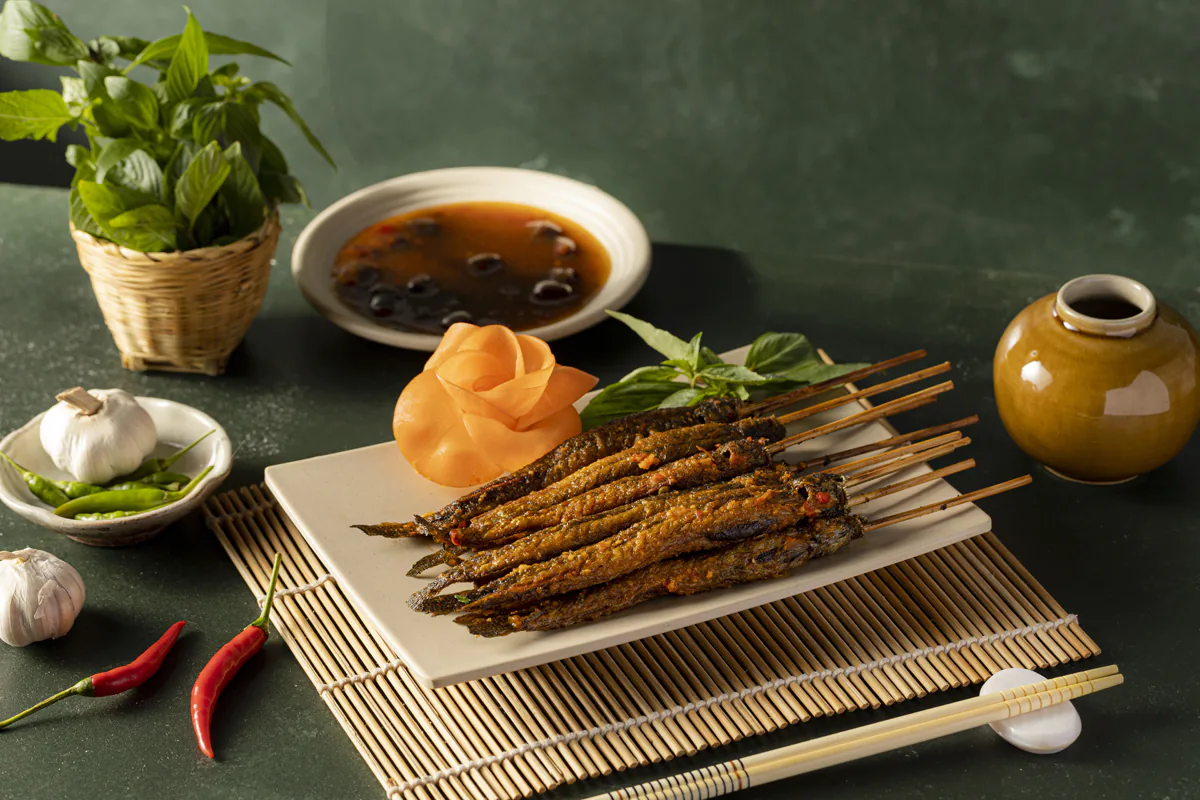 Cá kèo nướng tại nhà hàng Ẩm Thực Miền Tây