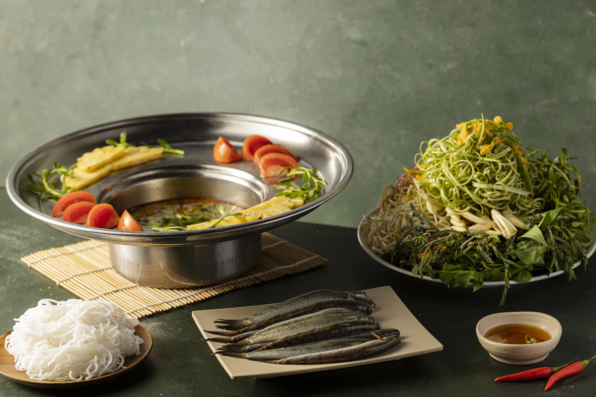 Lẩu cá kèo tại nhà hàng Ẩm Thực Miền Tây