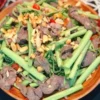 Bò xào rau rút