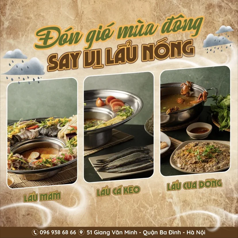 Lẩu Ngon Cho Ngày Gió Mùa