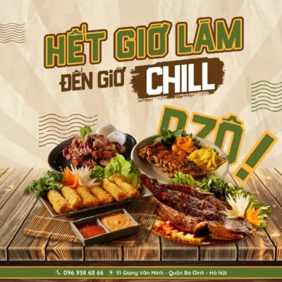 Ẩm Thực Miền Tây Ba Đình: Quán Tụ Tập Rộng Rãi, Đồ Ăn Cực Ngon