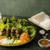 Bò cuốn mỡ chài