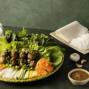 Bò cuốn mỡ chài