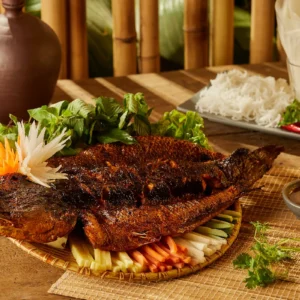 Cá quả nướng muối ớt