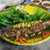 Cá quả nướng riềng mẻ