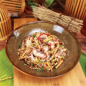Cá chép ròn trộn chua cay