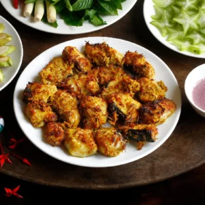 Cá lăng nướng giềng mẻ
