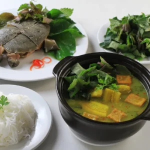 Ba Ba om chuối đậu
