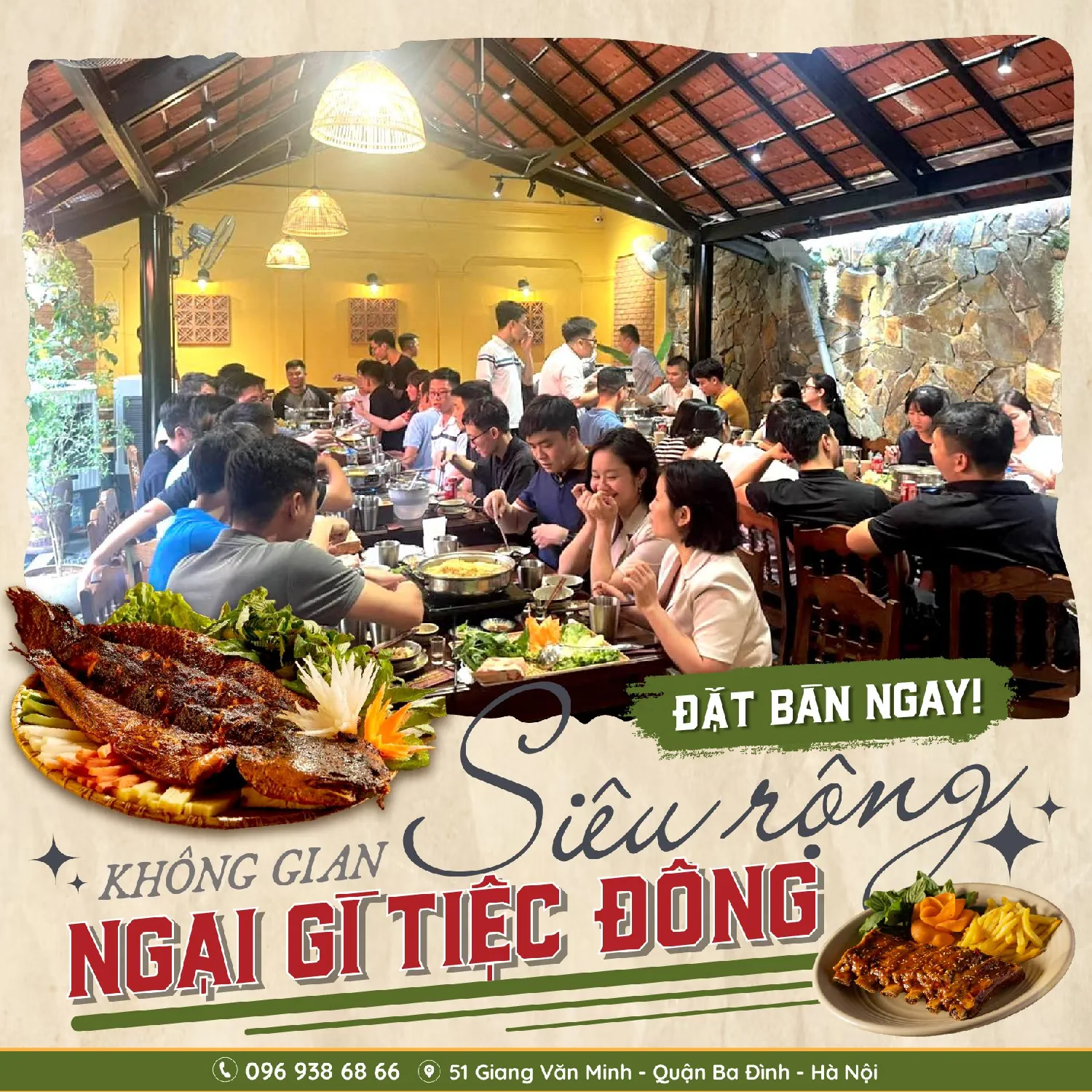 Nhà hàng ngon gần Quảng trường Ba Đình