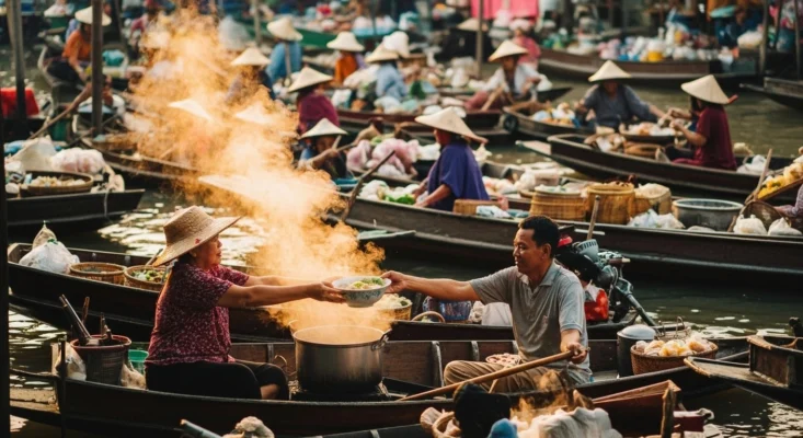 Chợ Nổi Miền Tây: Văn Hóa “Ăn Hàng” Độc Đáo Trên Sông Nước