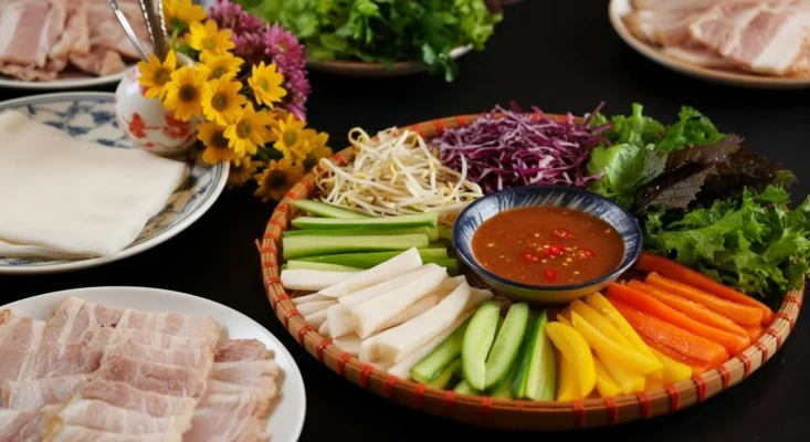 Bánh Tráng Cuốn Thịt Heo: Tinh Hoa Ẩm Thực Đà Thành Giữa Hà Nội