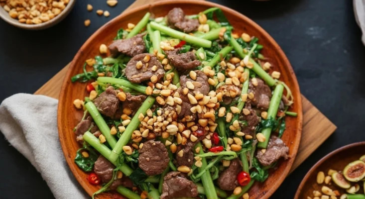 Bò Xào Rau Rút: Khám Phá Hương Vị Đồng Quê Miền Tây Đậm Đà