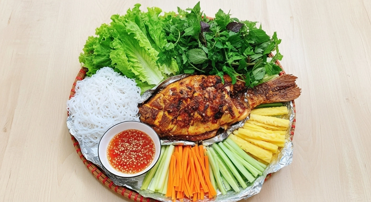Cá Lóc Nướng Trui Cuốn Bánh Tráng: Đặc Sản Miền Tây Chuẩn Vị - ảnh minh họa 1