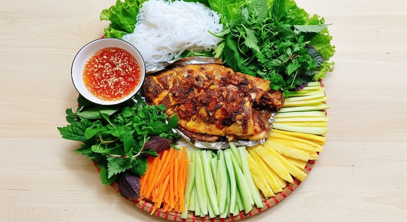 Cá Lóc Nướng Trui Cuốn Bánh Tráng: Đặc Sản Miền Tây Gây Thương Nhớ