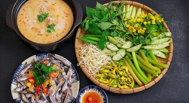 Bông Điên Điển Cá Linh: Hương Vị Đặc Trưng Mùa Nước Nổi Miền Tây