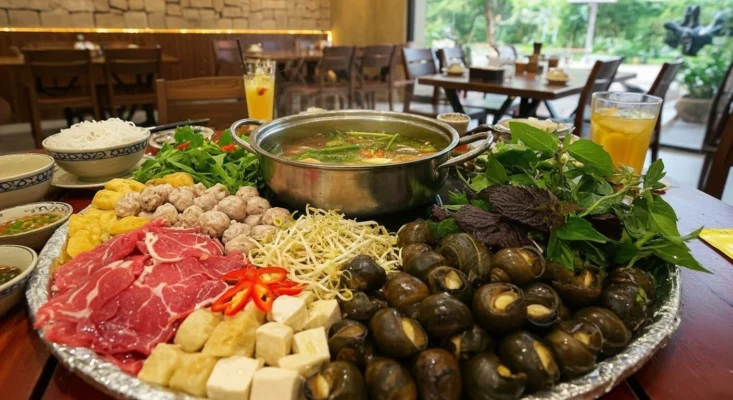 Lẩu Ốc: Hương Vị Độc Đáo Khó Cưỡng Từ Miền Tây Sông Nước