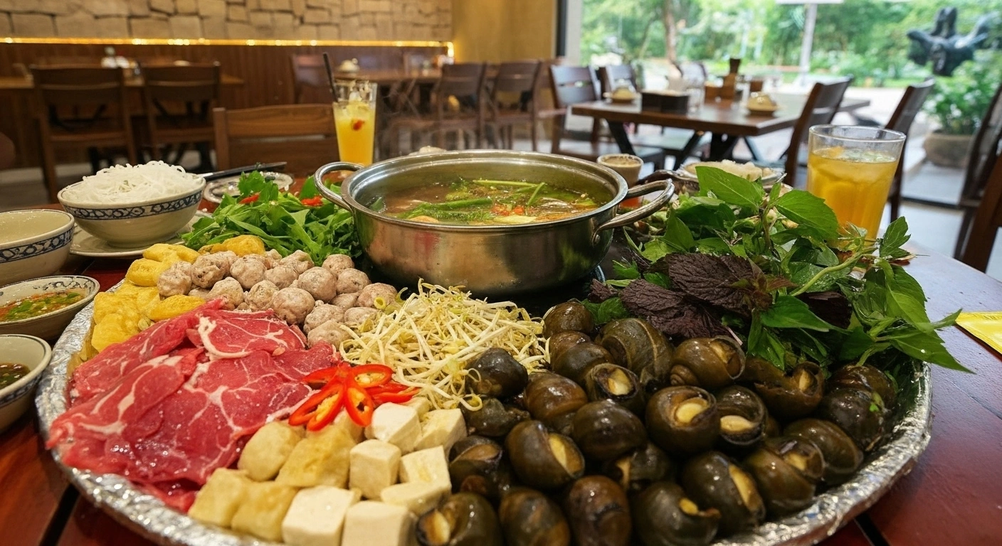 Lẩu ốc – Món ngon dân dã làm say lòng thực khách Hà Thành - ảnh minh họa 1
