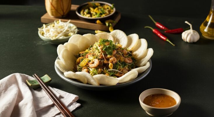 Nộm Điên Điển Tép Đồng: Hương Vị Đặc Trưng Mùa Nước Nổi Miền Tây