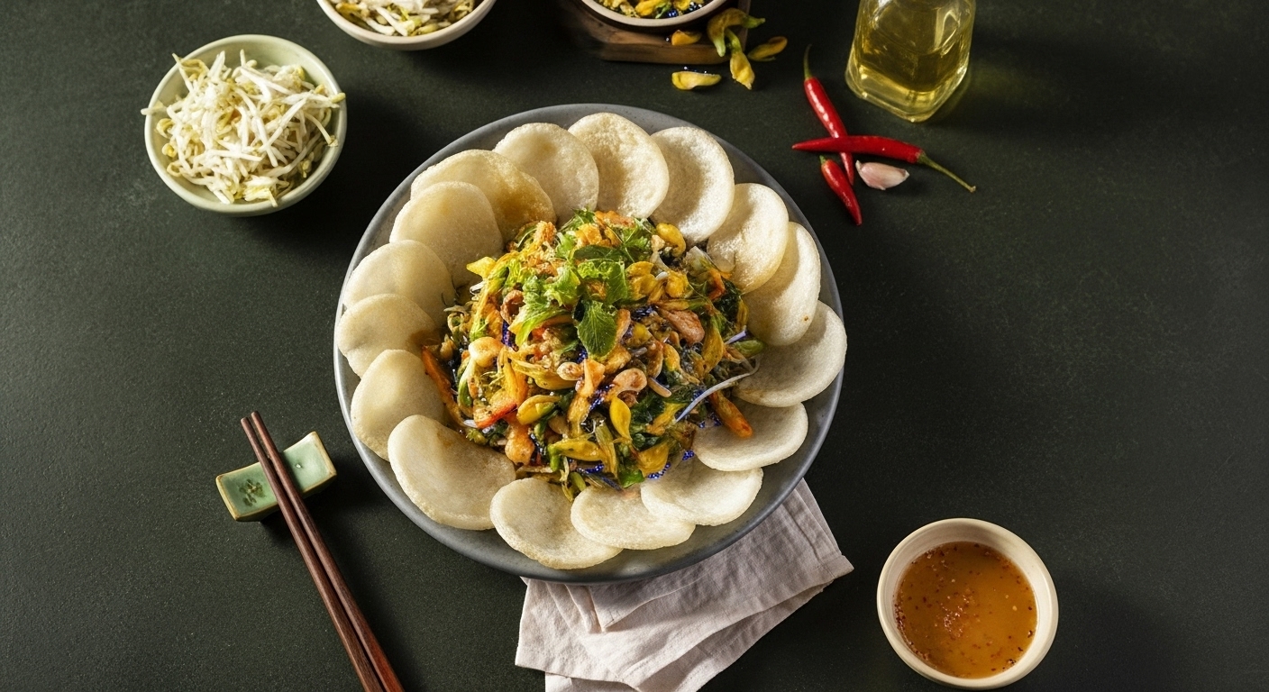Nộm Điên Điển Tép Đồng: Hương Vị Miền Tây Độc Lạ Giữa Lòng Hà Nội - ảnh minh họa 2