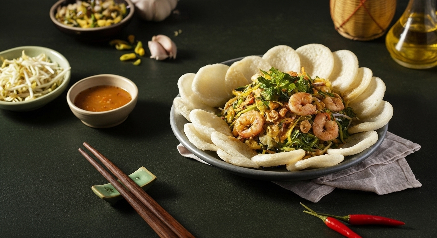 Nộm Điên Điển Tép Đồng: Hương Vị Đặc Trưng Mùa Nước Nổi Miền Tây - ảnh minh họa 1