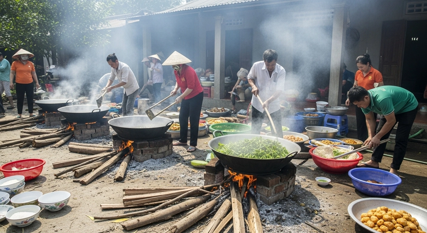 Hương Vị Đám Tiệc Miền Tây: Biến Sân Nhà Thành Bếp Khổng Lồ