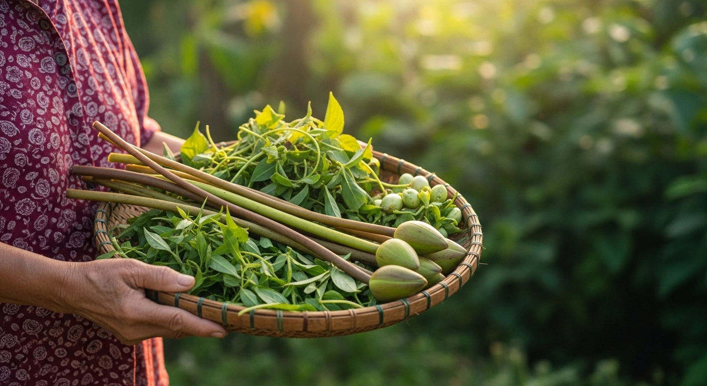 Ẩm thực miền Tây: Vườn nhà là kho báu gia vị tự nhiên, bí quyết món ngon
