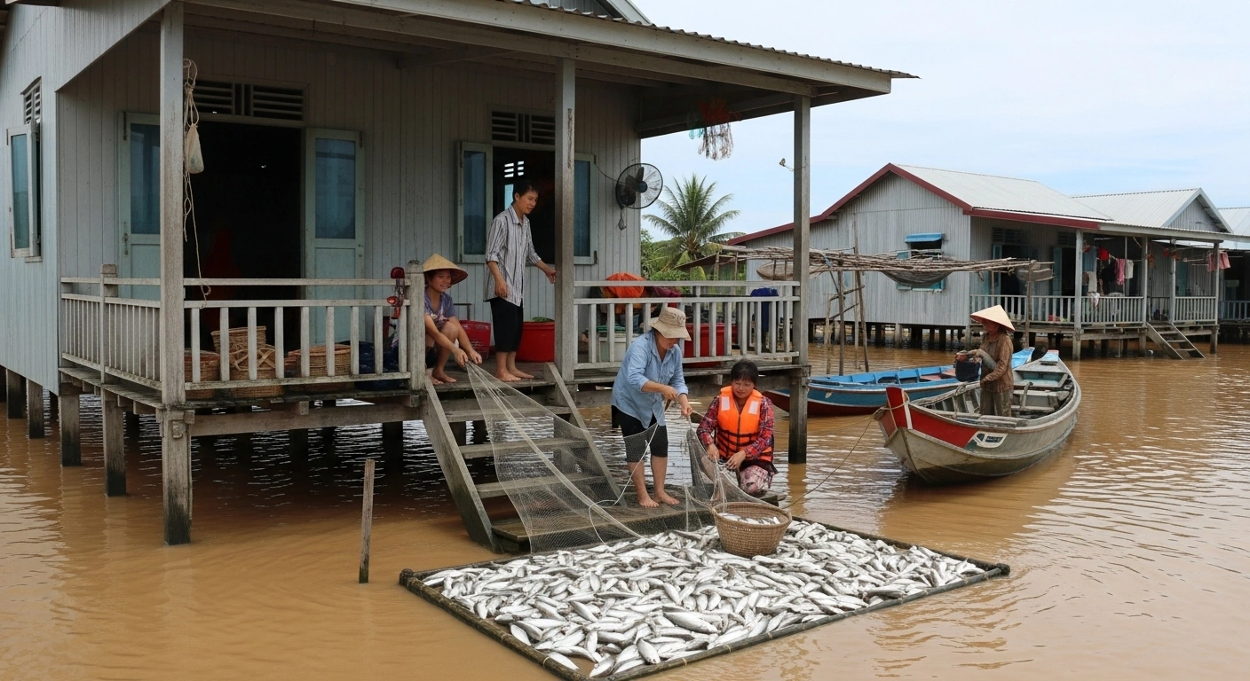 Mùa nước nổi miền Tây: Từ thiên tai hóa cơ hội làm giàu bền vững