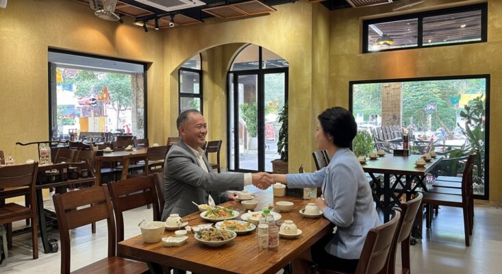 Nhà hàng tiếp khách lý tưởng tại Geleximco, Smart City: Ẩm thực Miền Tây