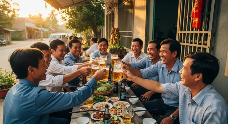 “Dô!” & Văn Hóa Nhậu Việt: Giải Mã Xã Giao, “Tới Bến” Khác Biệt Ra Sao?